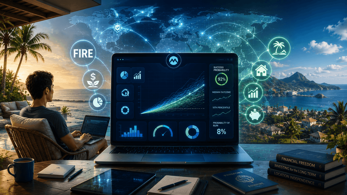 FIRE Through Overseas Relocation: Asset Risk Revealed by Monte Carlo Analysis